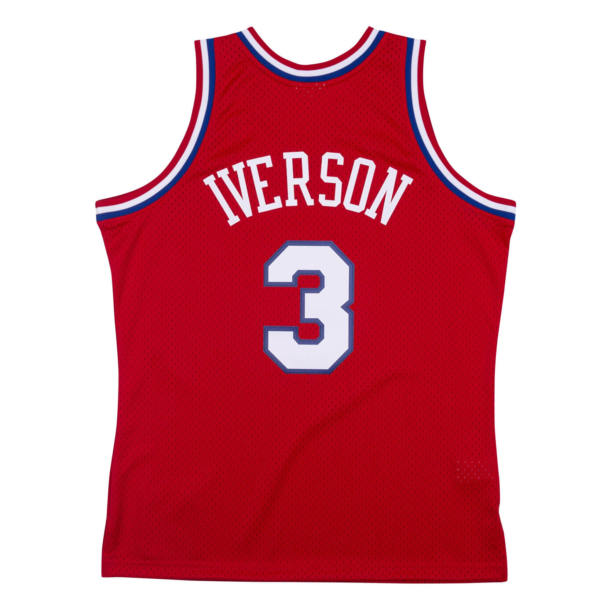 ALLEN IVERSON MEN'S MITCHELL & NESS 02-03' SWINGMAN JERSEY – JR'S