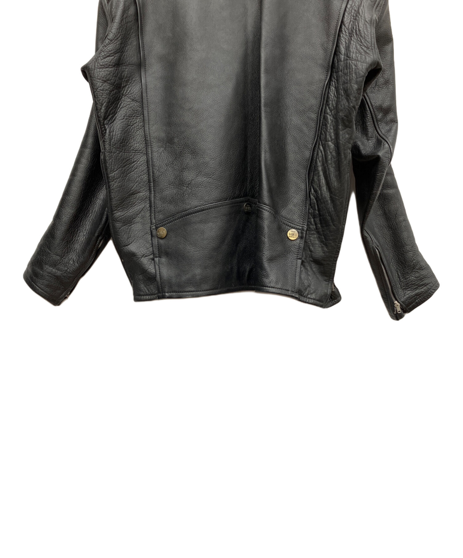 中古・古着通販】NANKAI (ナンカイ) ライダースジャケット ブラック