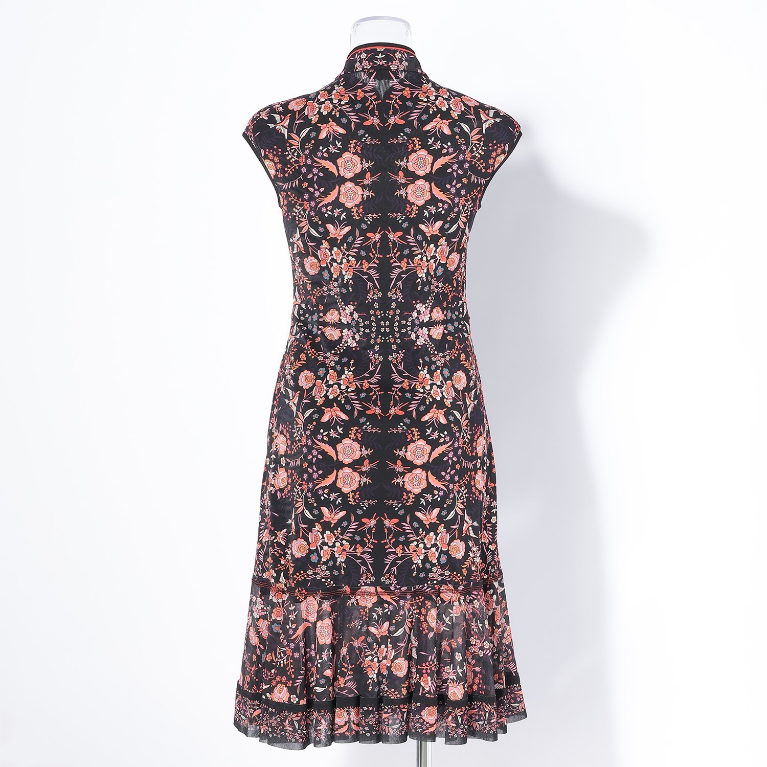 FLOWER EMBROIDERY PRINT ドレス｜VIVIENNE TAM（ヴィヴィアンタム