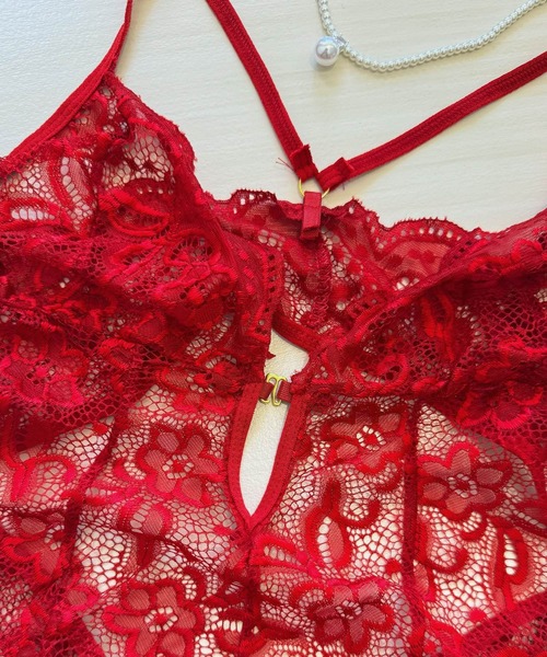 DiamondHearts（ダイヤモンドハーツ） フラワーレースボディスーツ