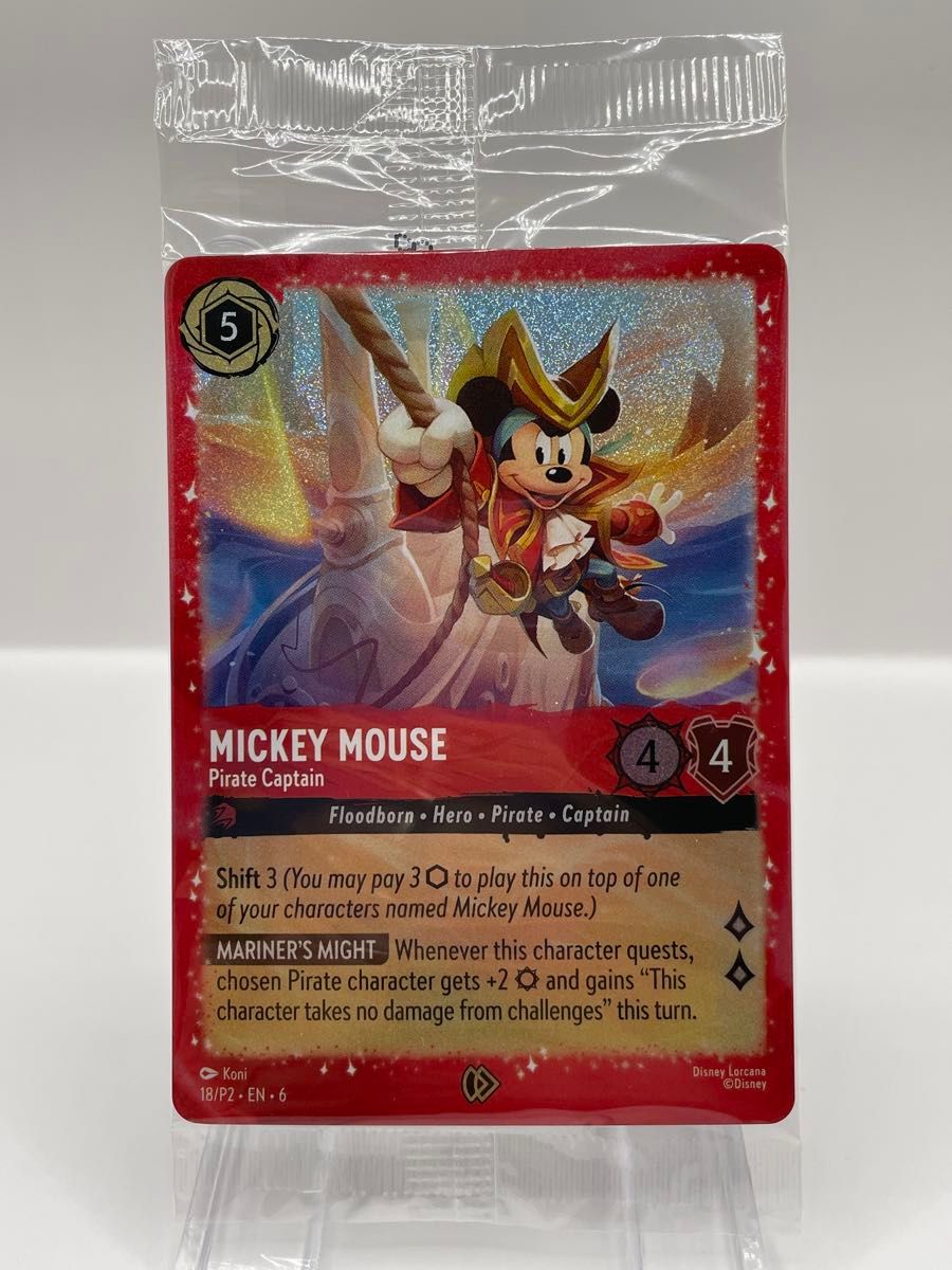 海外限定プロモ ロルカナ ミッキー パイレーツキャプテン 新品未開封