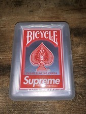 Bicycle Supreme Clear Playing Cards - Red for sale online | eBay