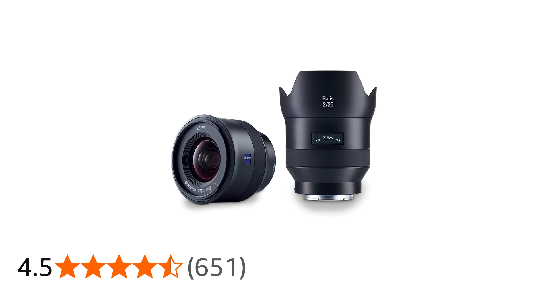 Amazon.co.jp: Carl Zeiss 単焦点レンズ Batis 2/25 Eマウント 25mm F2