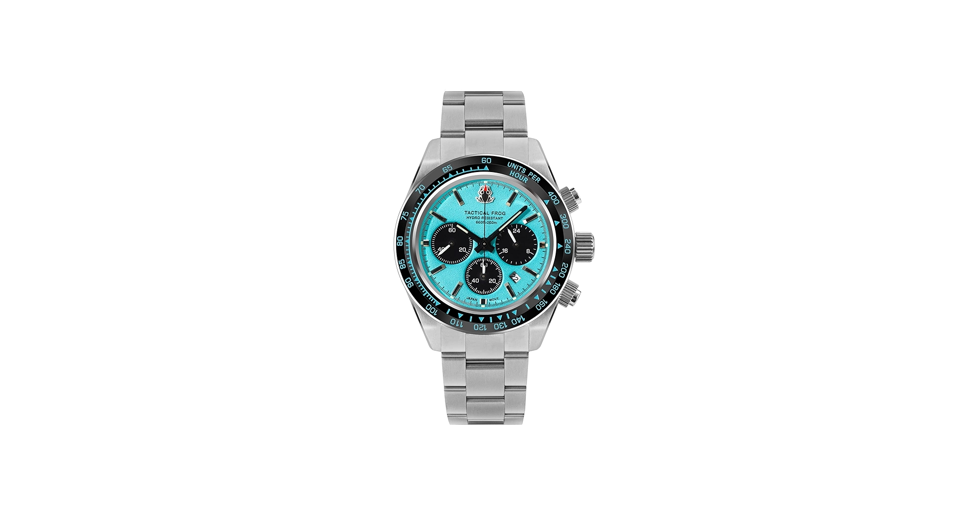 Amazon.com: TACTICAL FROG Watch for Men 41mm Panda Chronograph