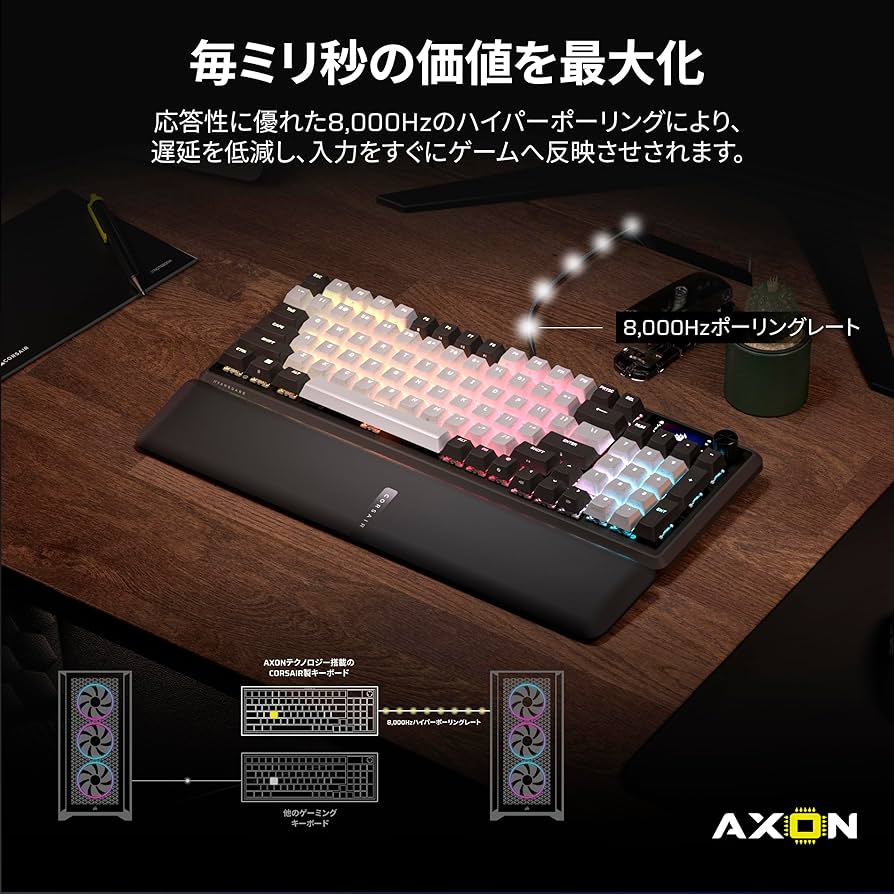 Amazon.co.jp: CORSAIR VANGUARD 96 ゲーミングキーボード 96% 配列
