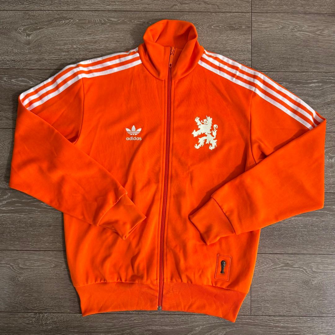 正規品 adidas オリジナルス 00s オランダ代表 トラックジャケットM アディダス ジャージ トラックジャケット オランダ代表 L オレンジ 00s