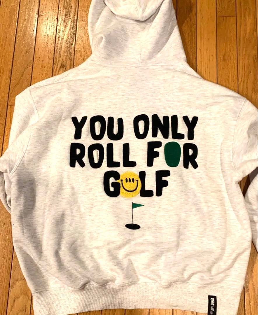 YORF スマイルフーディ グレー　Lサイズ フルジップ フーディー / CL AE FZ HOODIE （ミディアムグレーヘザー