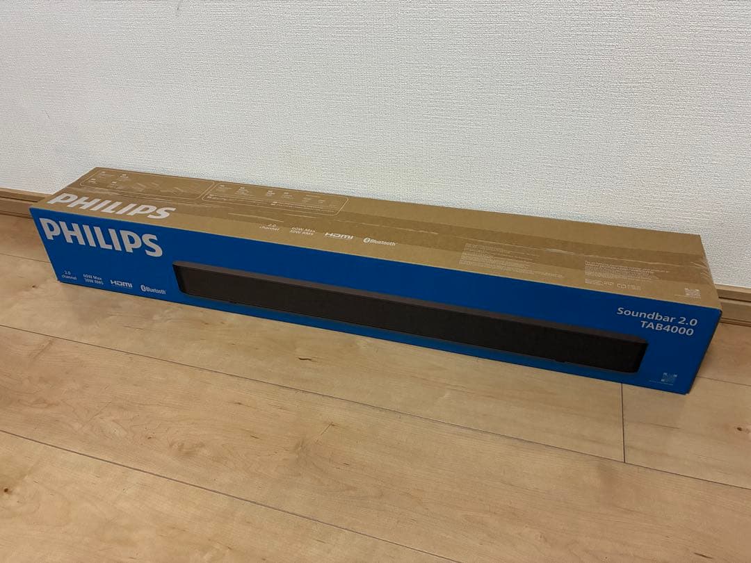 Philips 強化ステレオ 2.0 サウンドバー TAB4000 強化ステレオ 2.0 サウンドバー TAB4000/11 | Philips