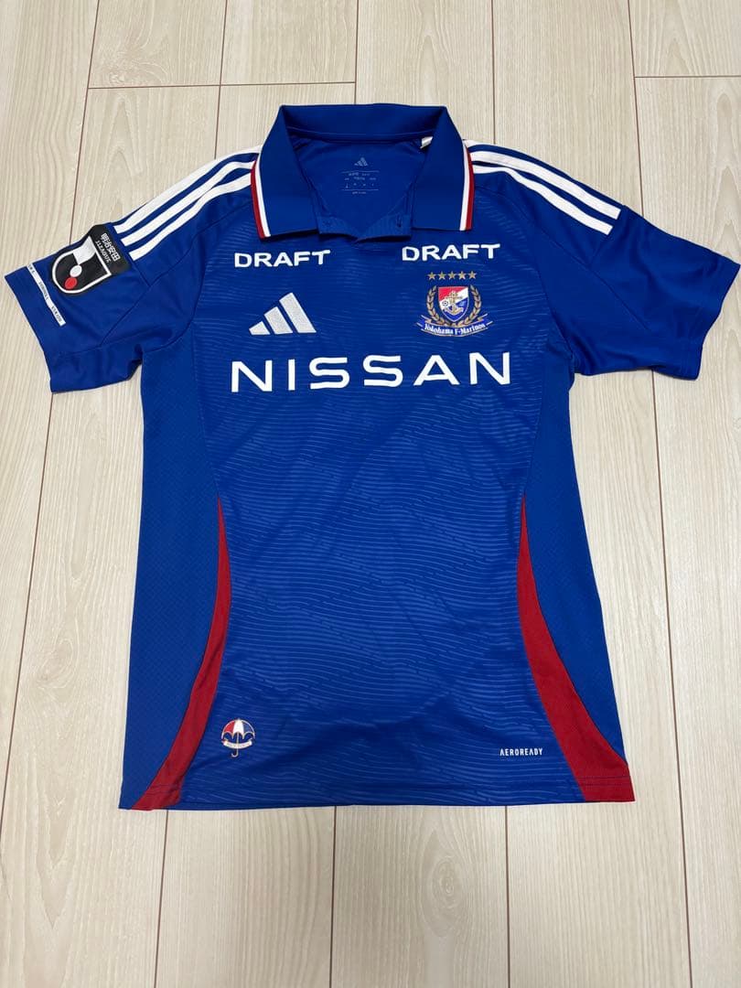 【美品】横浜Ｆマリノス　遠野大弥　2025ユニフォーム　Mサイズ ジュニア 横浜F・マリノス 2025 ホーム 半袖レプリカユニフォーム 9