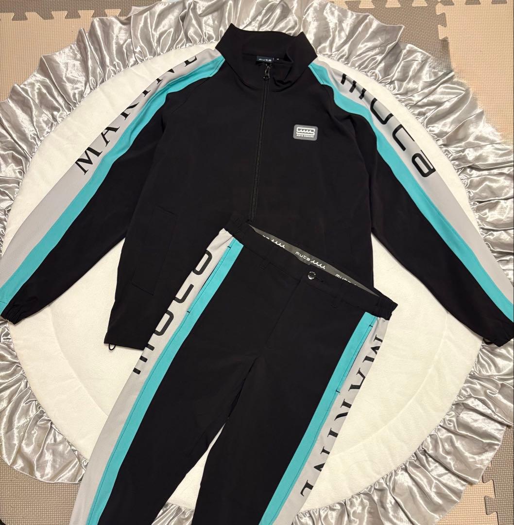 muta サイドライン トラックジャケット パンツ　セットアップ　ゴルフ トップイズム TopIsm ゴルフウェア セットアップ メンズ 上下セット