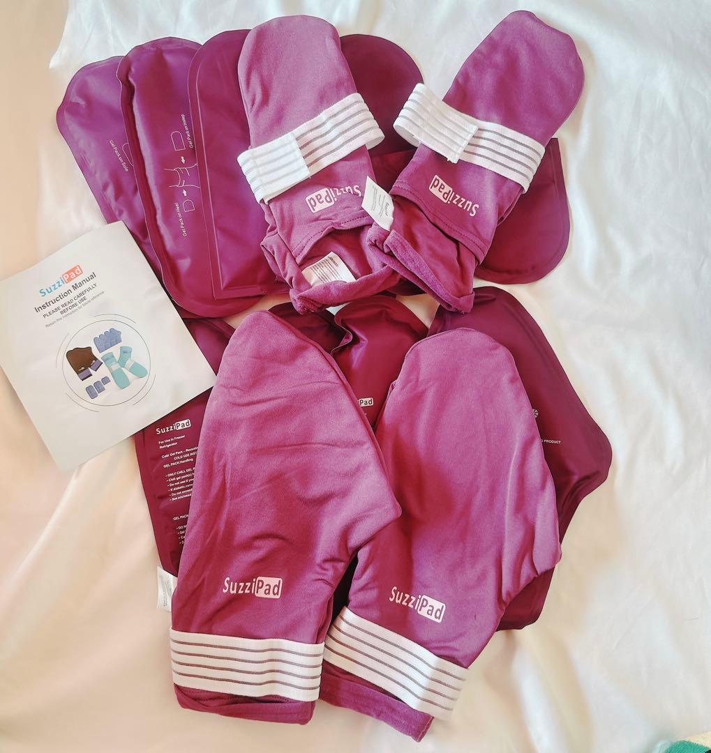 訳あり手足冷却セットSMサイズフローズングローブフローズンソックス濃紫 シャレもん 喜寿 お祝い 父 母 喜寿祝い 紫 ソックス ( 選べる9